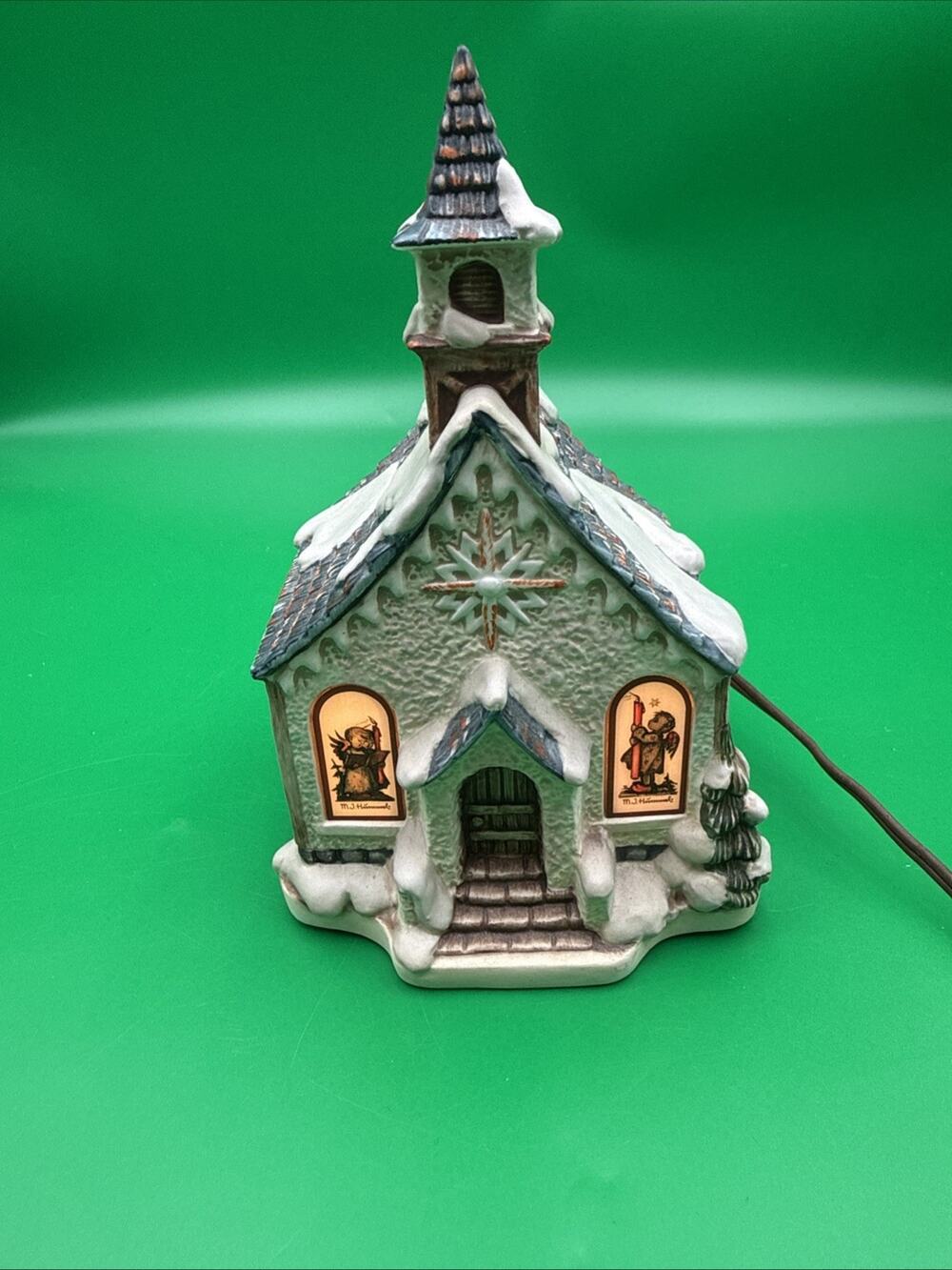 Hummel Bavarian Village Collection ANGEL'S DUET Lighted Church #827016